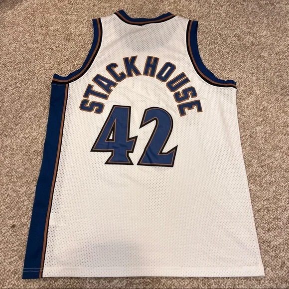Jerry Stackhouse Washington Wizards Throwback Nike Jersey